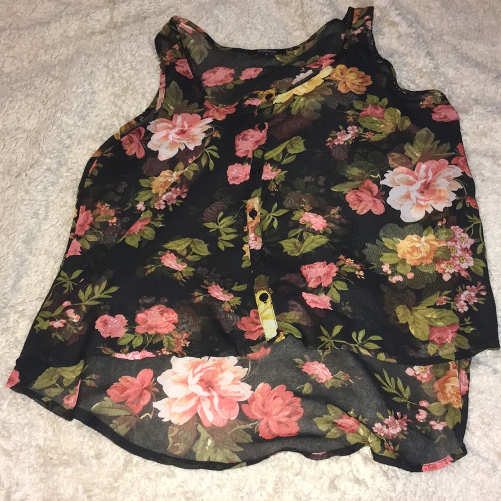 Floral tank top